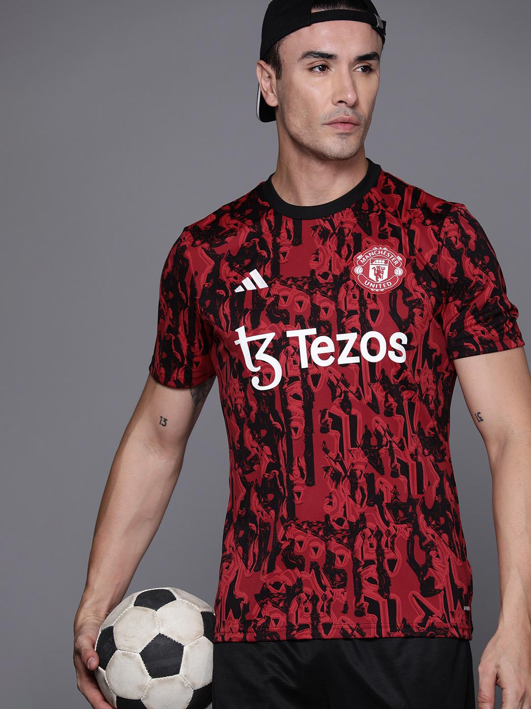 Buy ADIDAS Men Manchester United FC Preshi Printed Football T