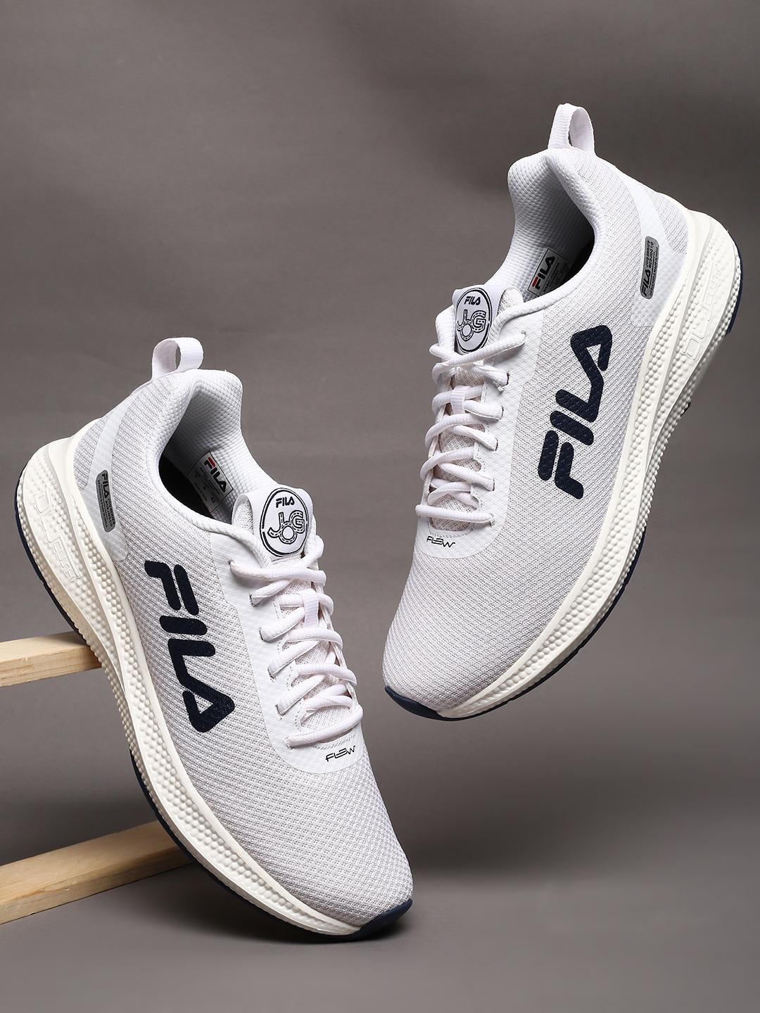 Buy FILA Men Brand Logo Printed Textured Regular Sneakers Casual