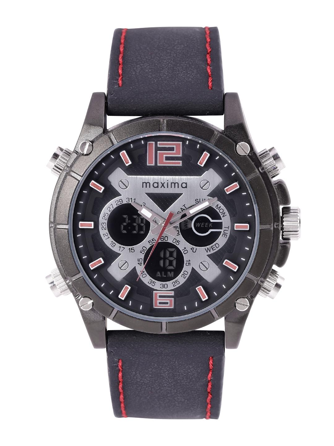Buy maxima Men Analogue and Digital Chronograph Watch 60290LMAB