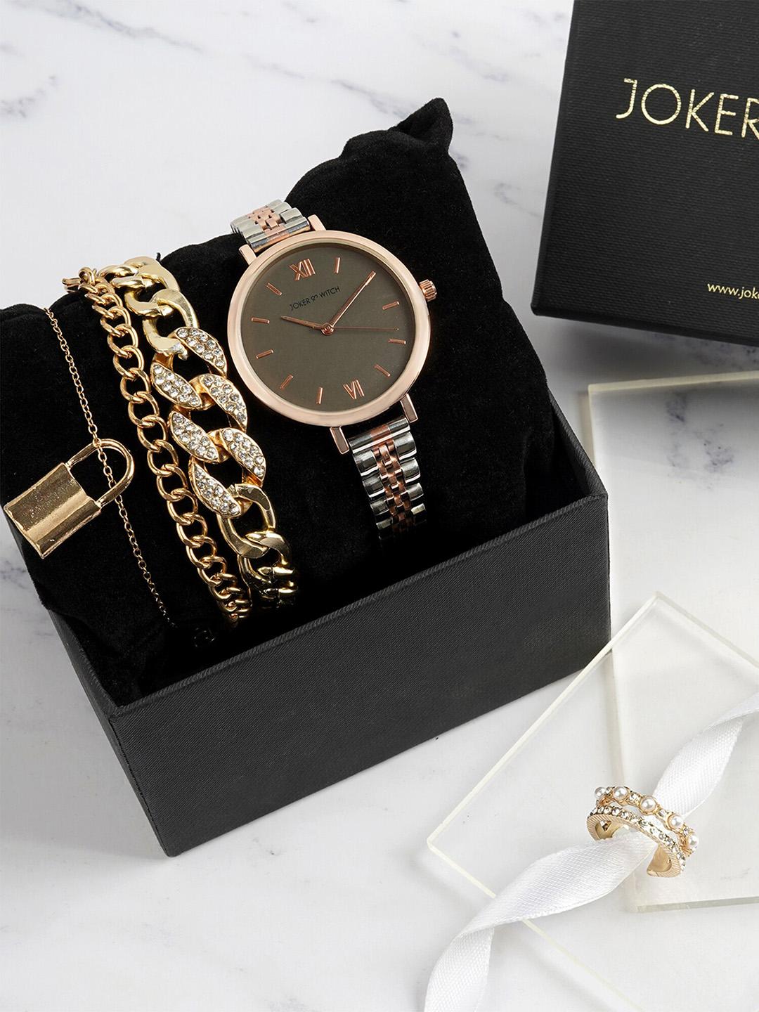 JOKER & WITCH Women Gold Watch JWLT543