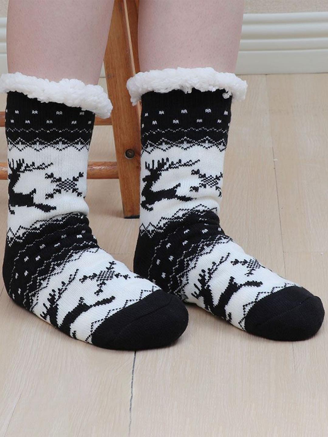 Buy Alexvyan Women Calf-Length Winter Woolen Warm Thermal Socks