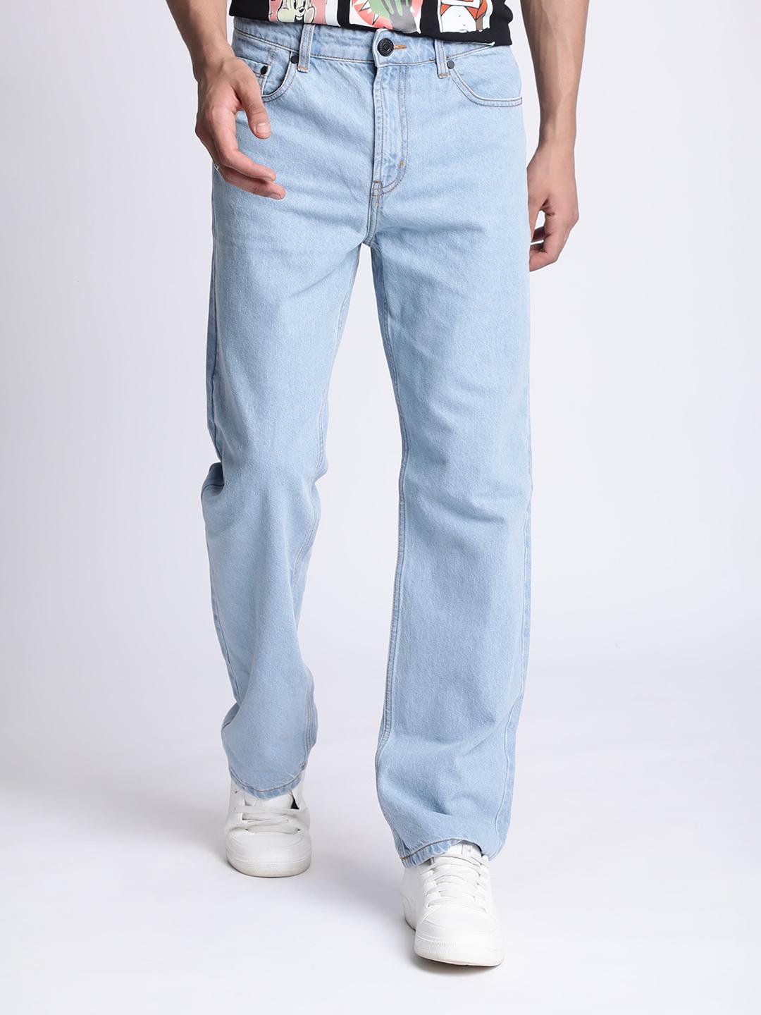 Bene Kleed Men Blue Straight Fit Mid Rise Jeans - Image 1
