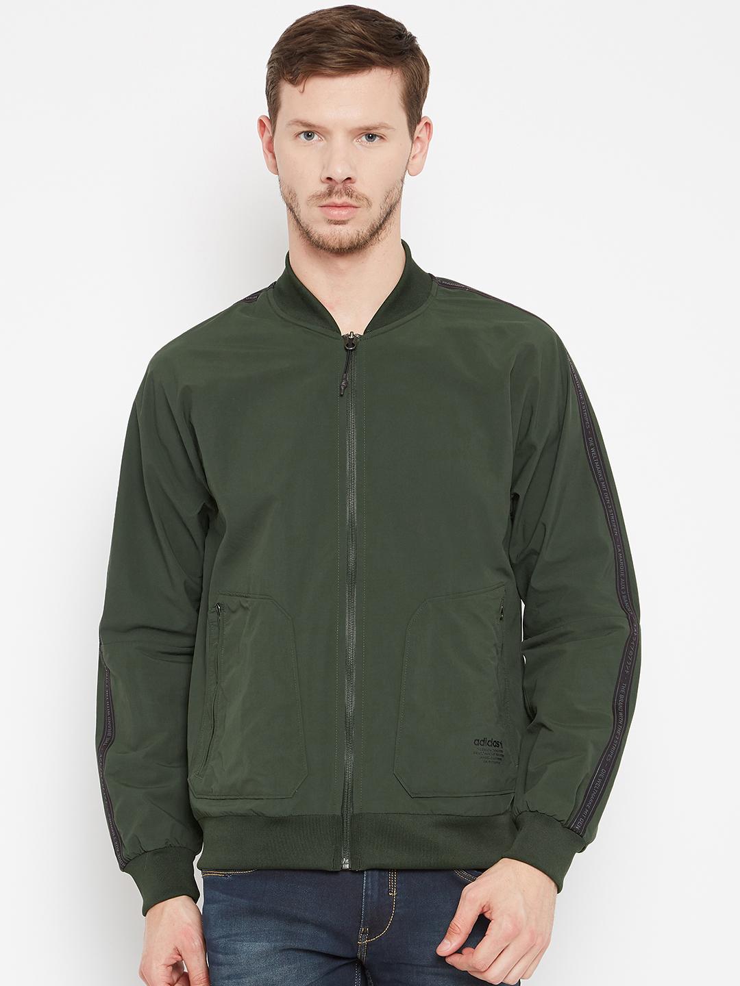 Buy ADIDAS Originals Men Olive Green NMD Bomber Jacket Jackets
