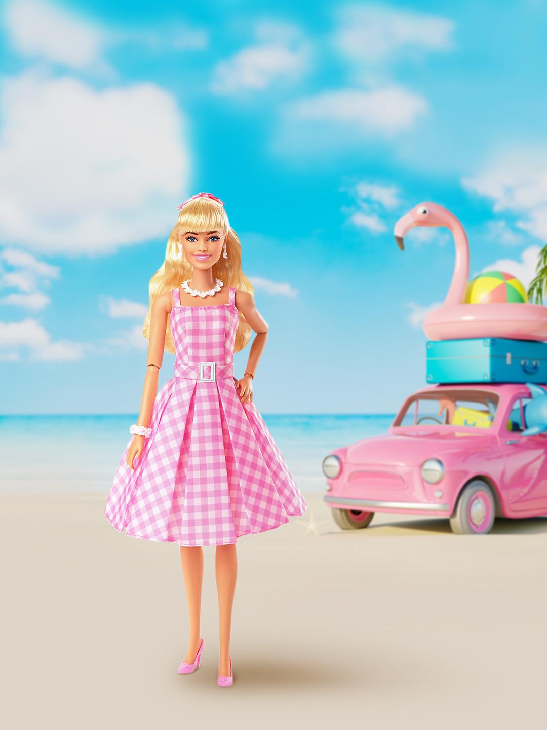 Barbie Movie Blue And Pink Dress Barbie': A Candy-colored