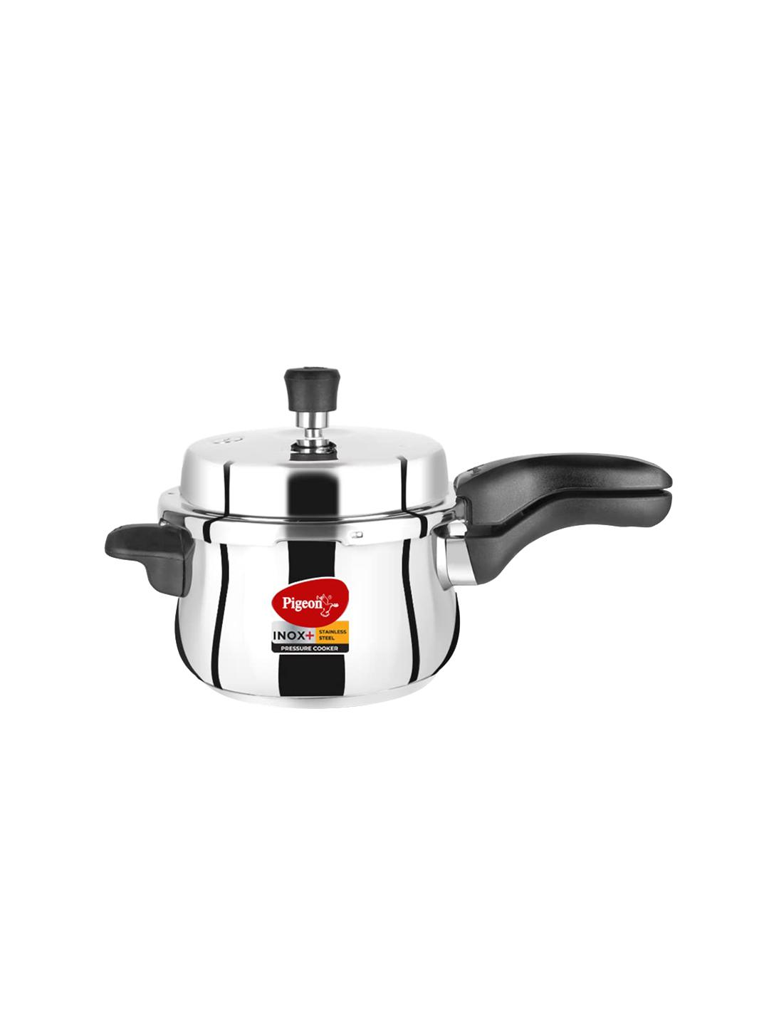 Buy Pigeon Inox Silver Stainless Steel Induction Base Outer Lid