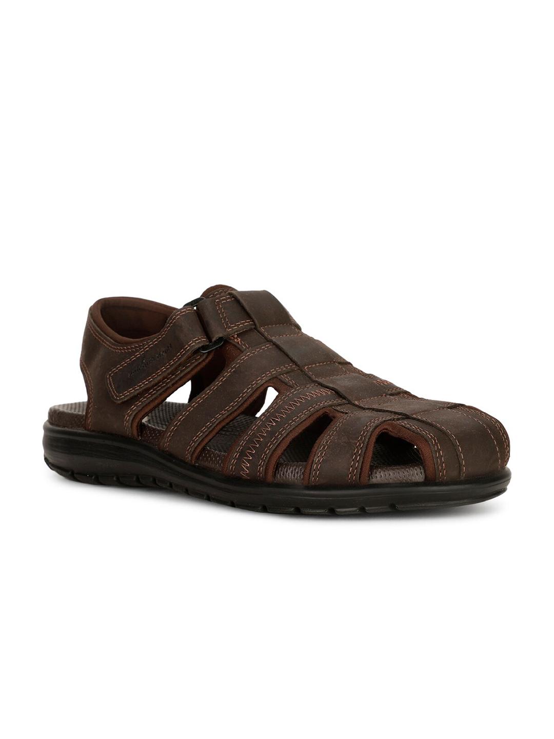 Hush Puppies Leather Velcro Fisherman Sandals - Main Image