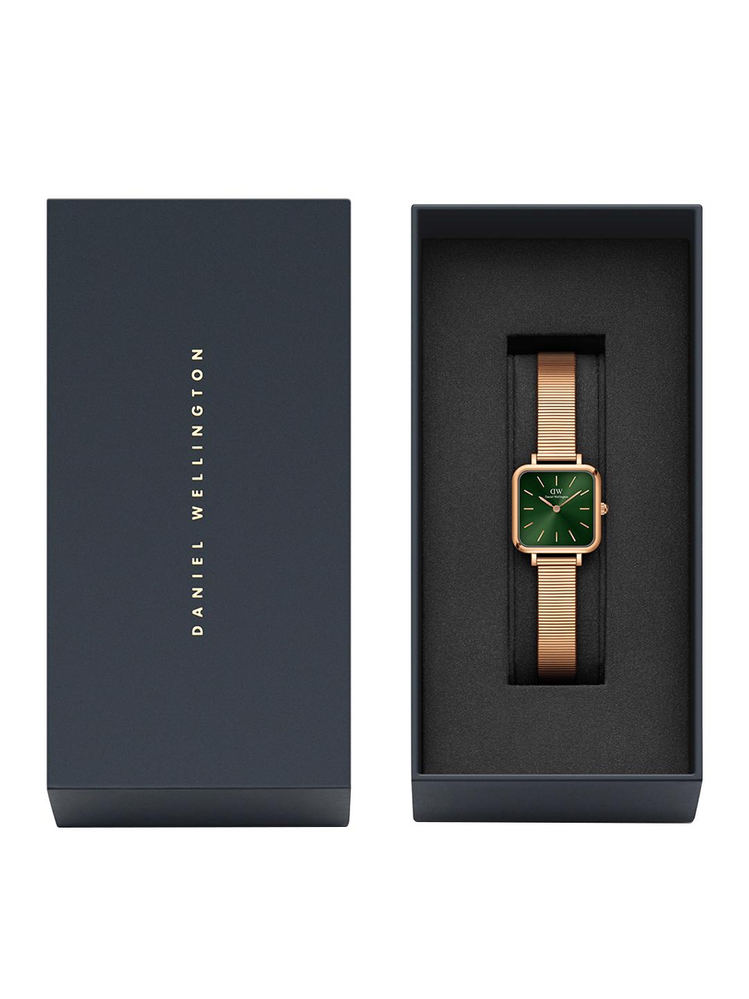 Daniel Wellington Women Quadro Studio Dial 22 mm Green Watch