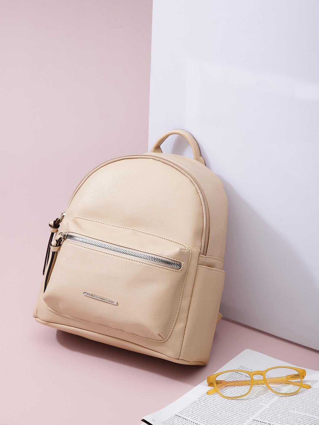 Myntra Forever 21 Small Backpacks FOREVER 21 Black Small Backpack