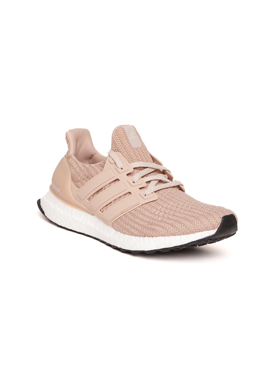 Buy ADIDAS Women Peach-Coloured Ultraboost Patterned Running Shoes