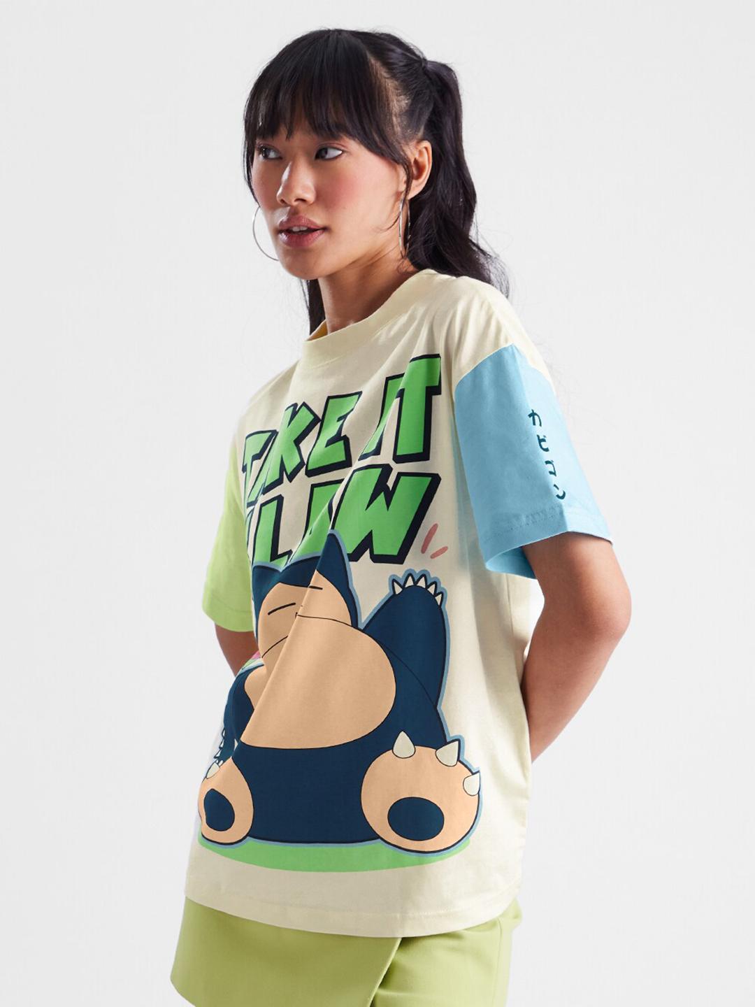 Buy The Souled Store Pokemon Graphic Printed Pure Cotton T-Shirt