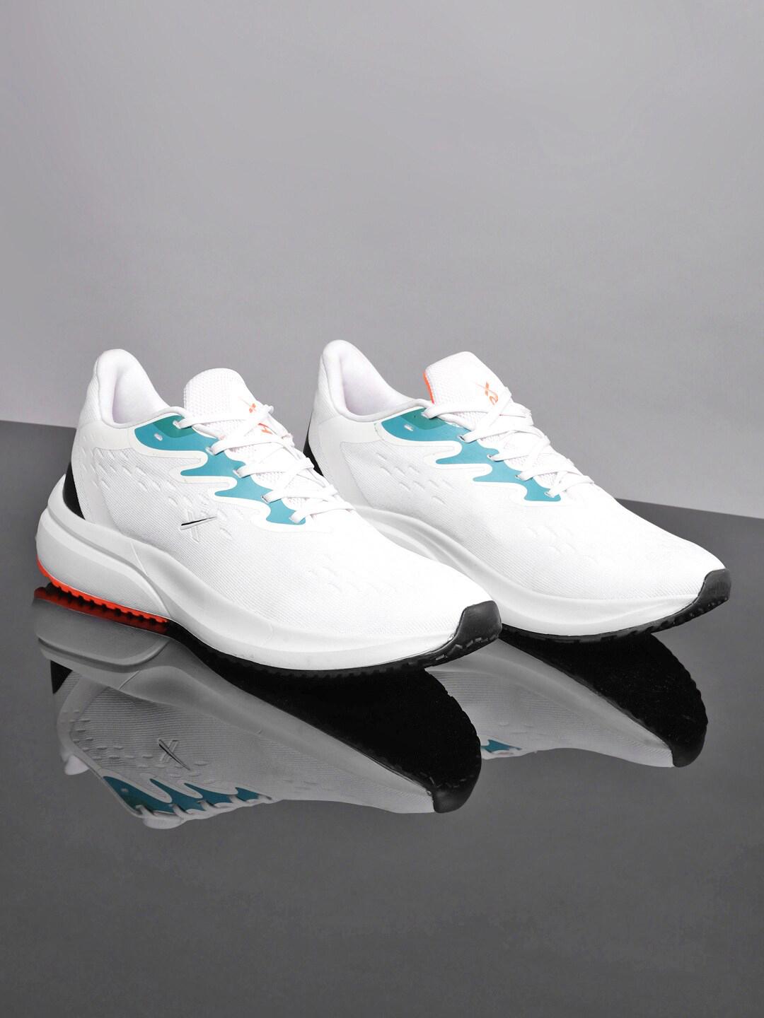 Buy HRX by Hrithik Roshan Men White & Sea Green Zoom Mesh Running