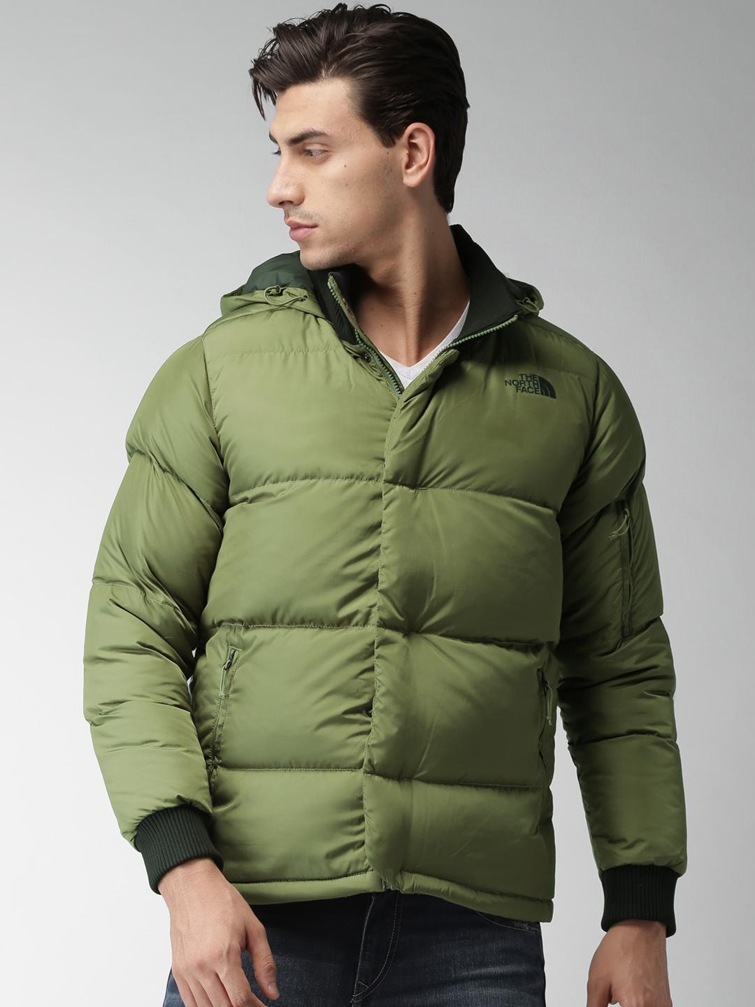 Buy The North Face Men Olive Green Solid A-FRZE DWN Jacket