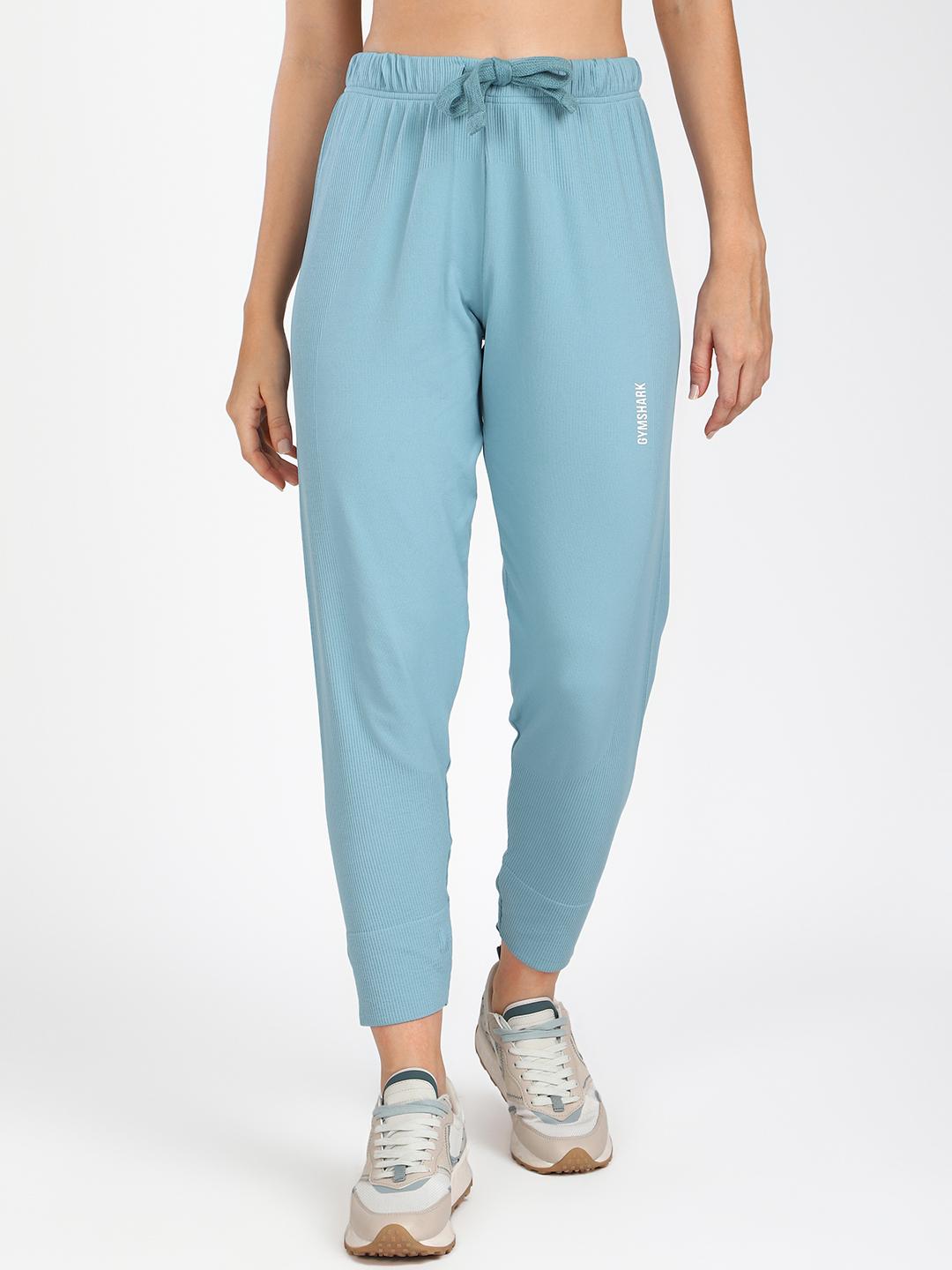 Buy Gymshark Women Solid Pause Seamless Joggers Track Pants for