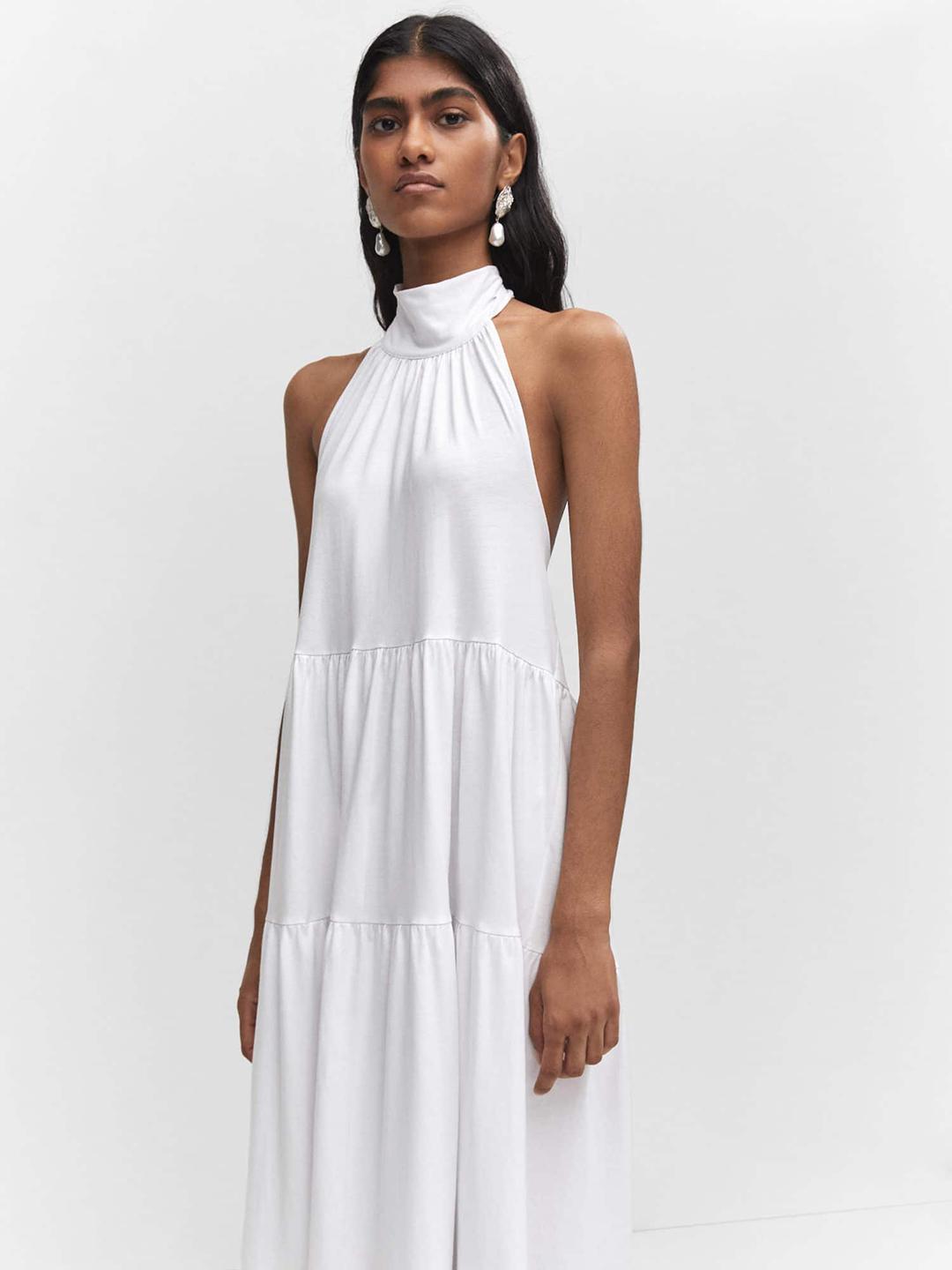 sachin and babi light blue dress Bex Halter Ruffle Mini Dress • Shop American Threads Online Boutique Red / Xs main image 0