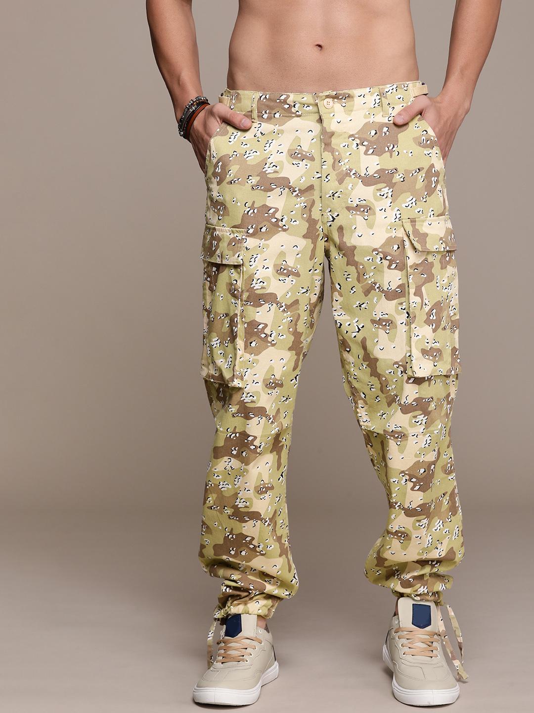Buy The Roadster Lifestyle Co. Men Camouflage Printed Relaxed Fit