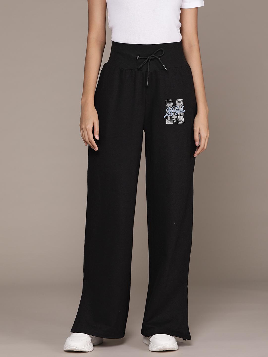 Buy The Roadster Lifestyle Co. RE/LAX Women Baggy Slits Track