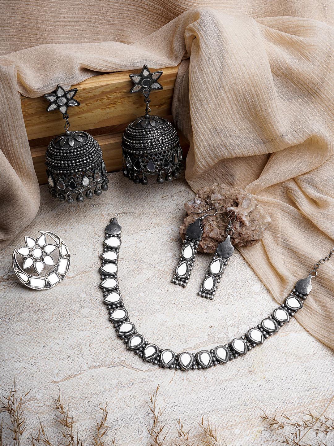 Jewellery Set Cheap Oxidised Earrings Online Buy Oxidised Earrings