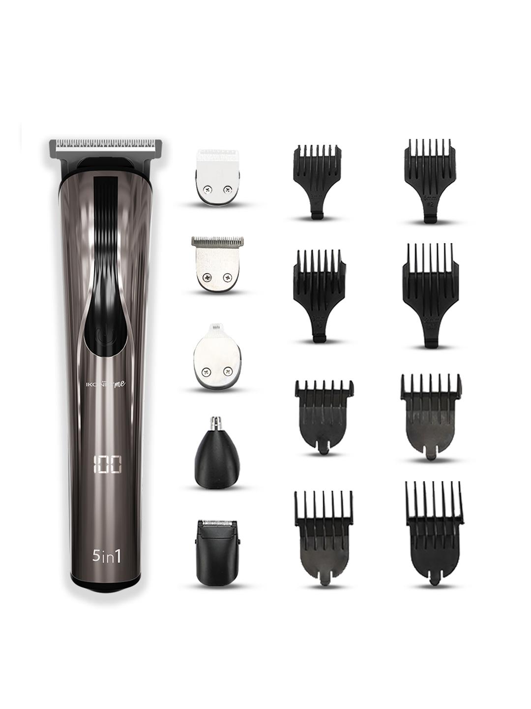 Ikonic Me 5 in 1 Express Groomer Timer Black & Silver - Image 1