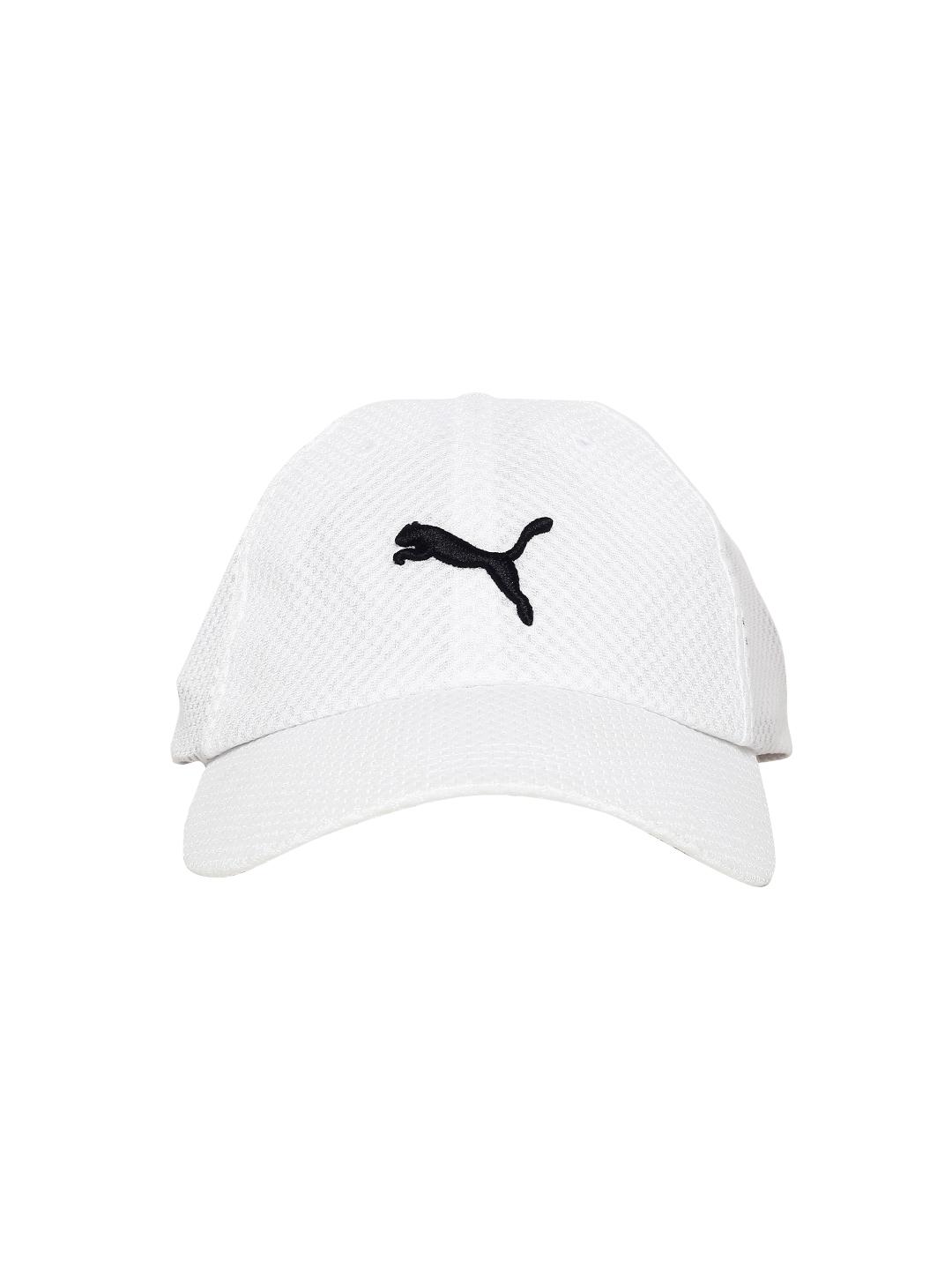 Buy Puma Unisex White Solid Training Mesh Baseball Cap - Caps for