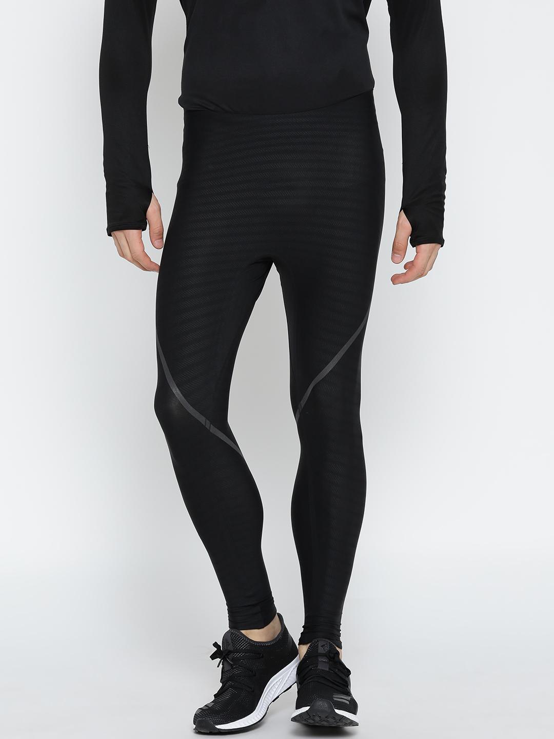 Buy ADIDAS Men Black Alphaskin 360 Training Tights Tights for