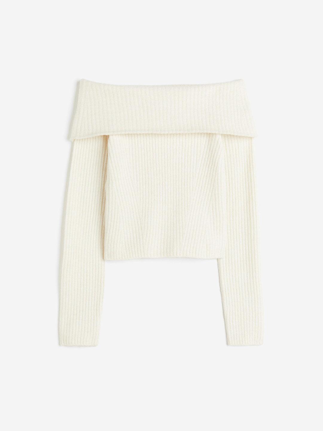 Buy H&M Off-The-Shoulder Jumper Sweaters for Women 24508378 Myntra