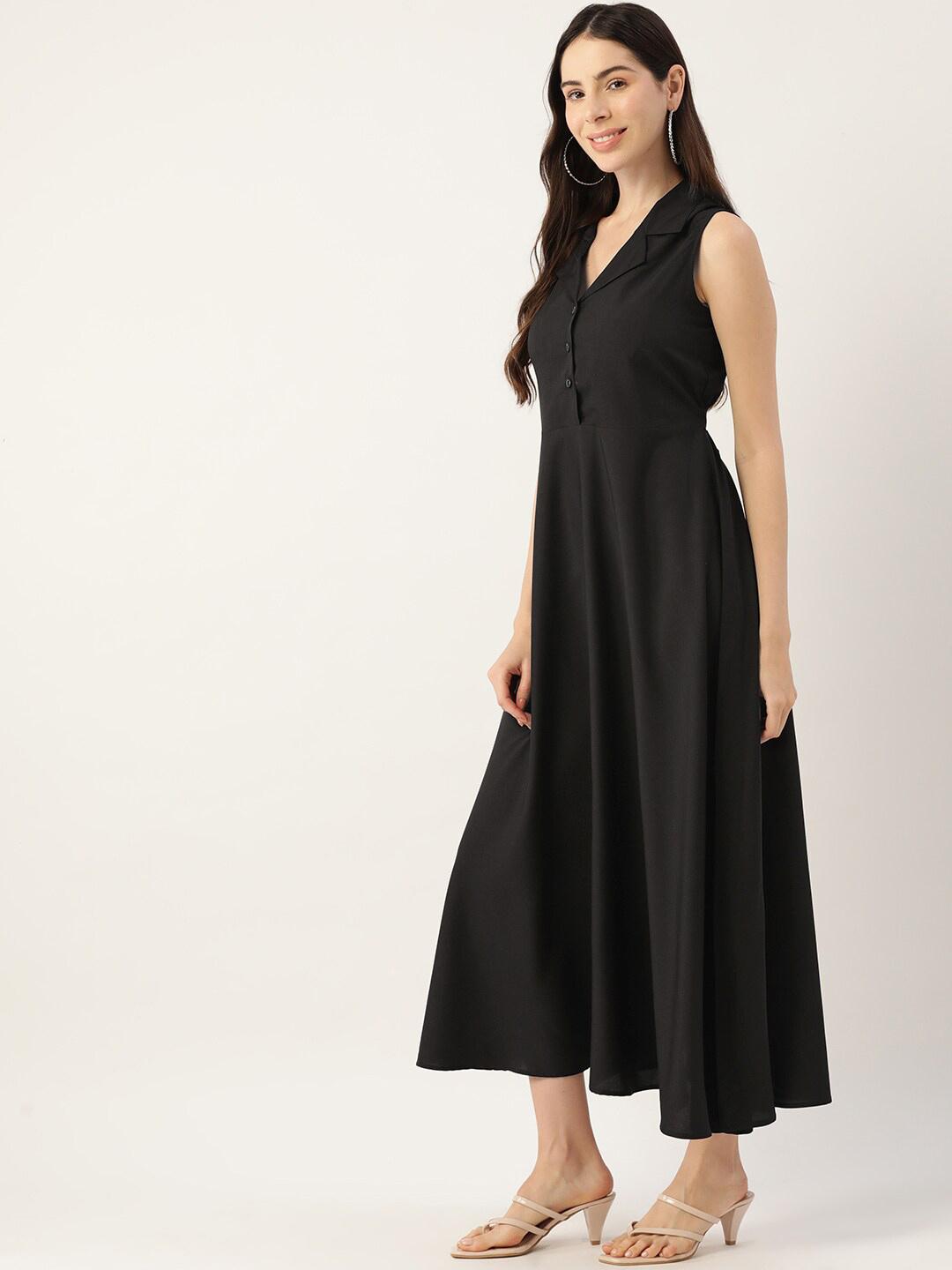 Buy Chemistry Sleeveless Tie-Up A-Line Midi Dress - Dresses for
