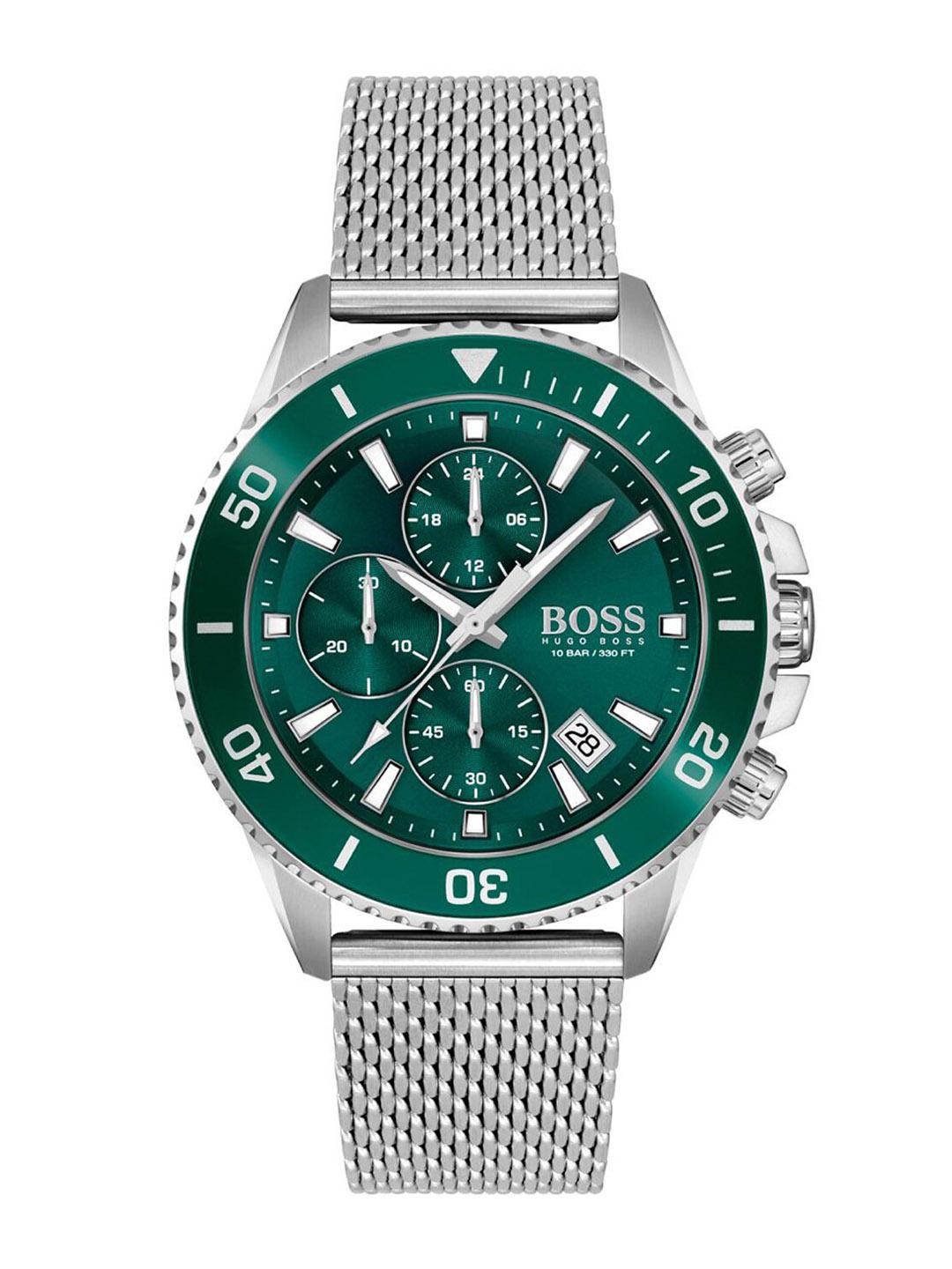Buy BOSS Men Patterned Dial & Bracelet Style Straps Analogue Watch