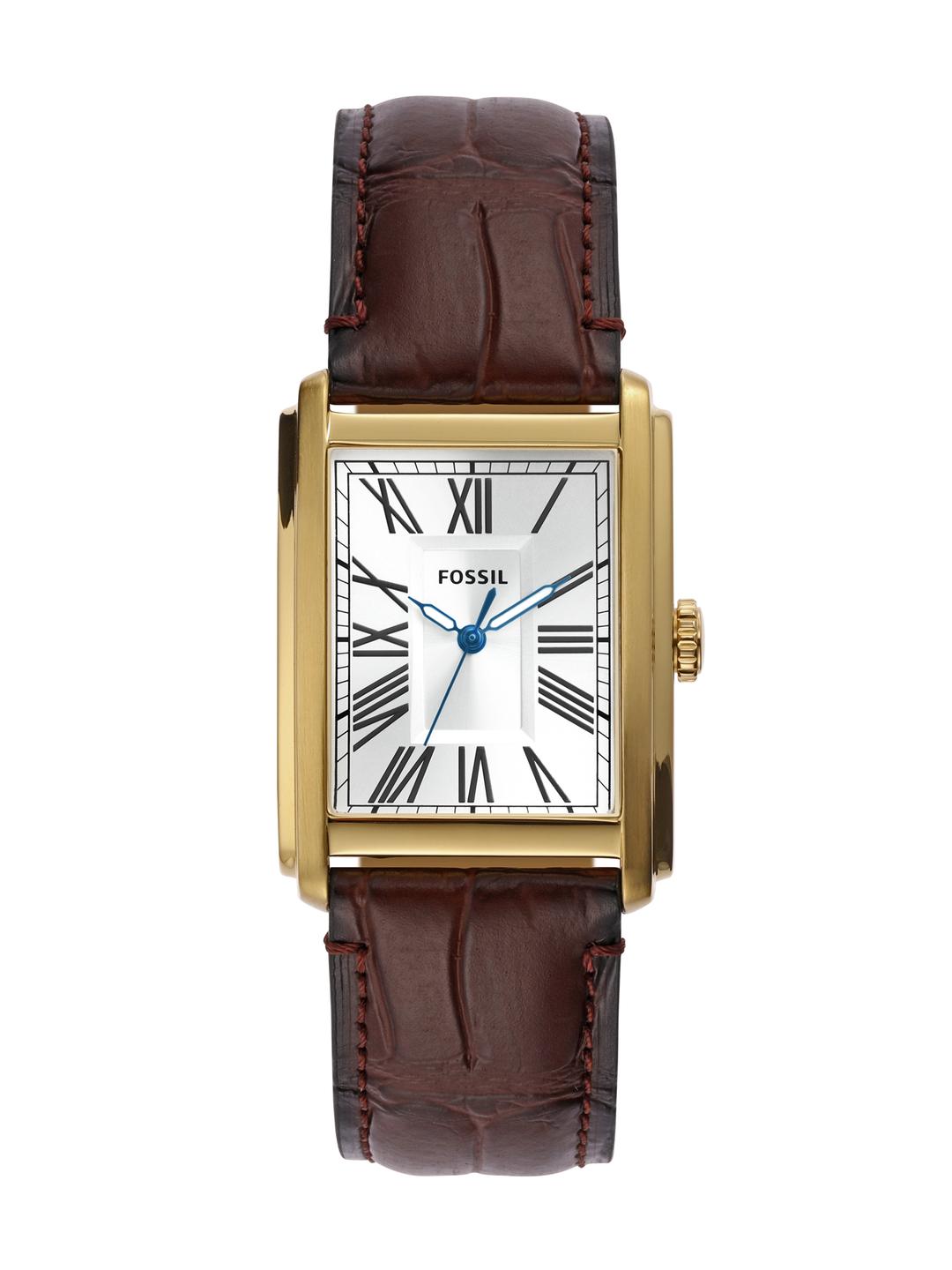 Fossil Men Leather Textured Straps Carraway Watch FS6011 - Image 1