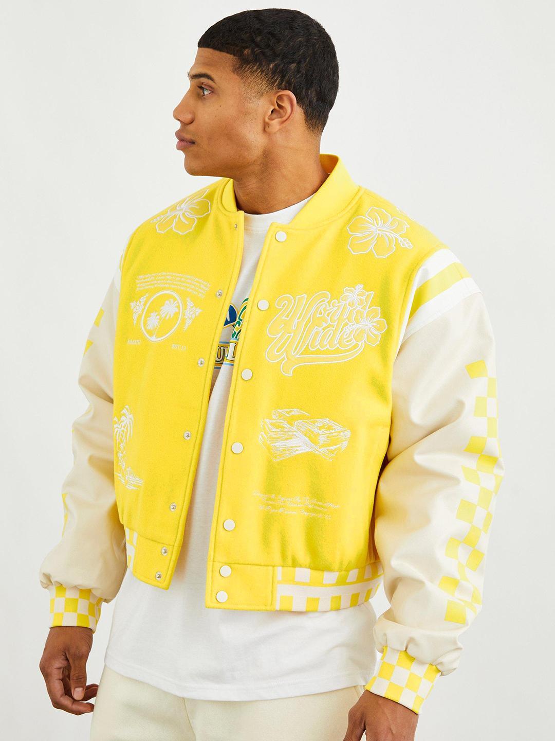Lightweight Jacket Boohoo Man Varsity Jacket BOOHOOMAN VARSITY
