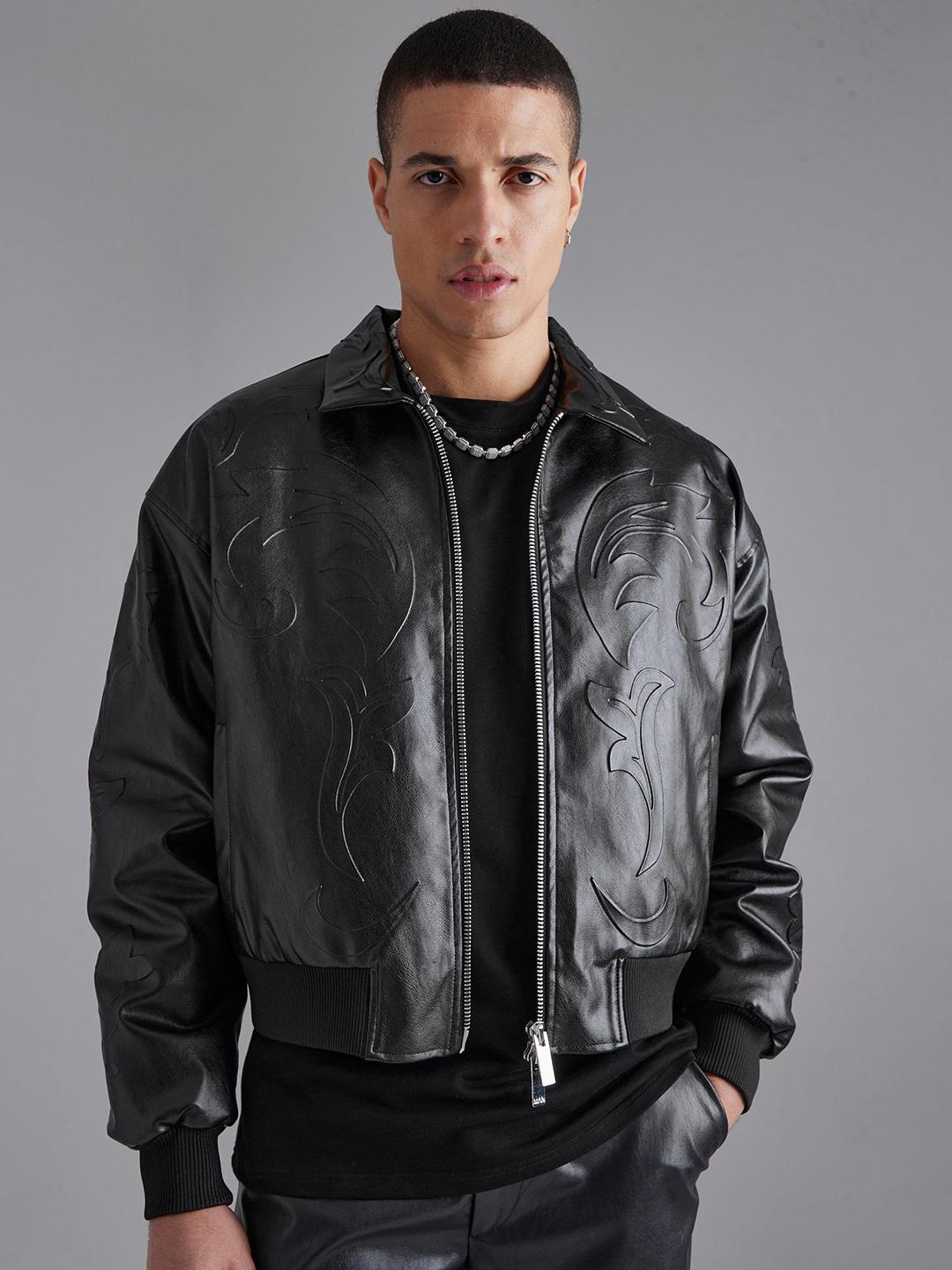 Buy boohooMAN Embossed Bomber Jacket - Jackets for Men 24626726