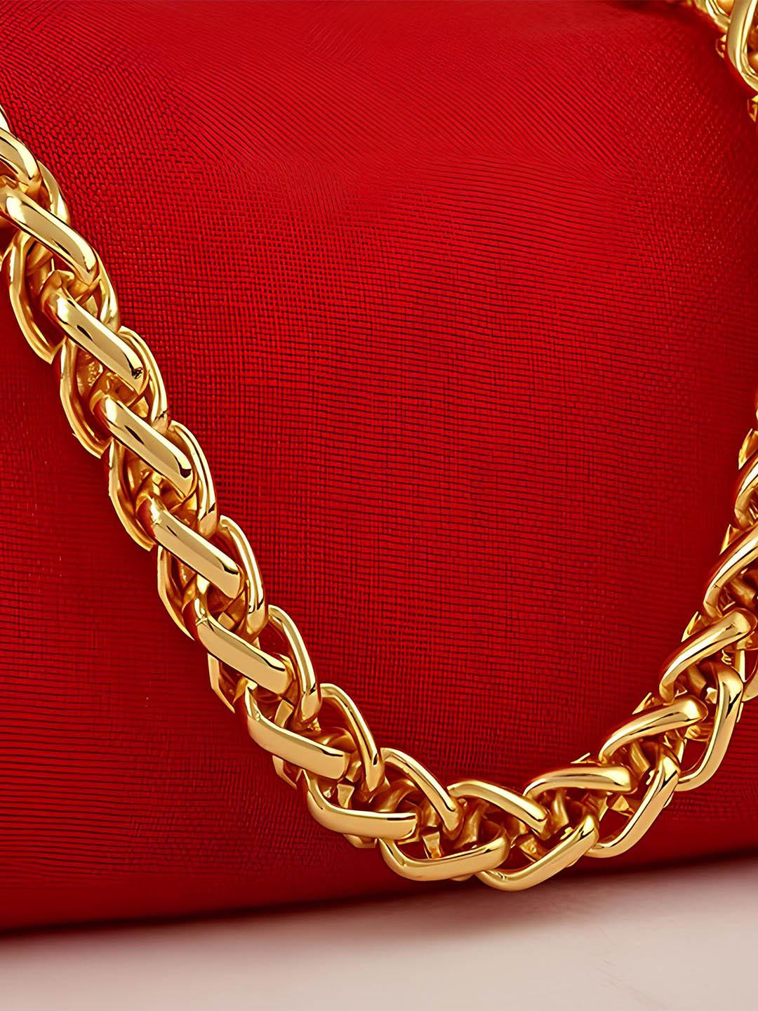 KARISHMA KREATIONS Unisex Gold-Plated Statement Chain - Image 1