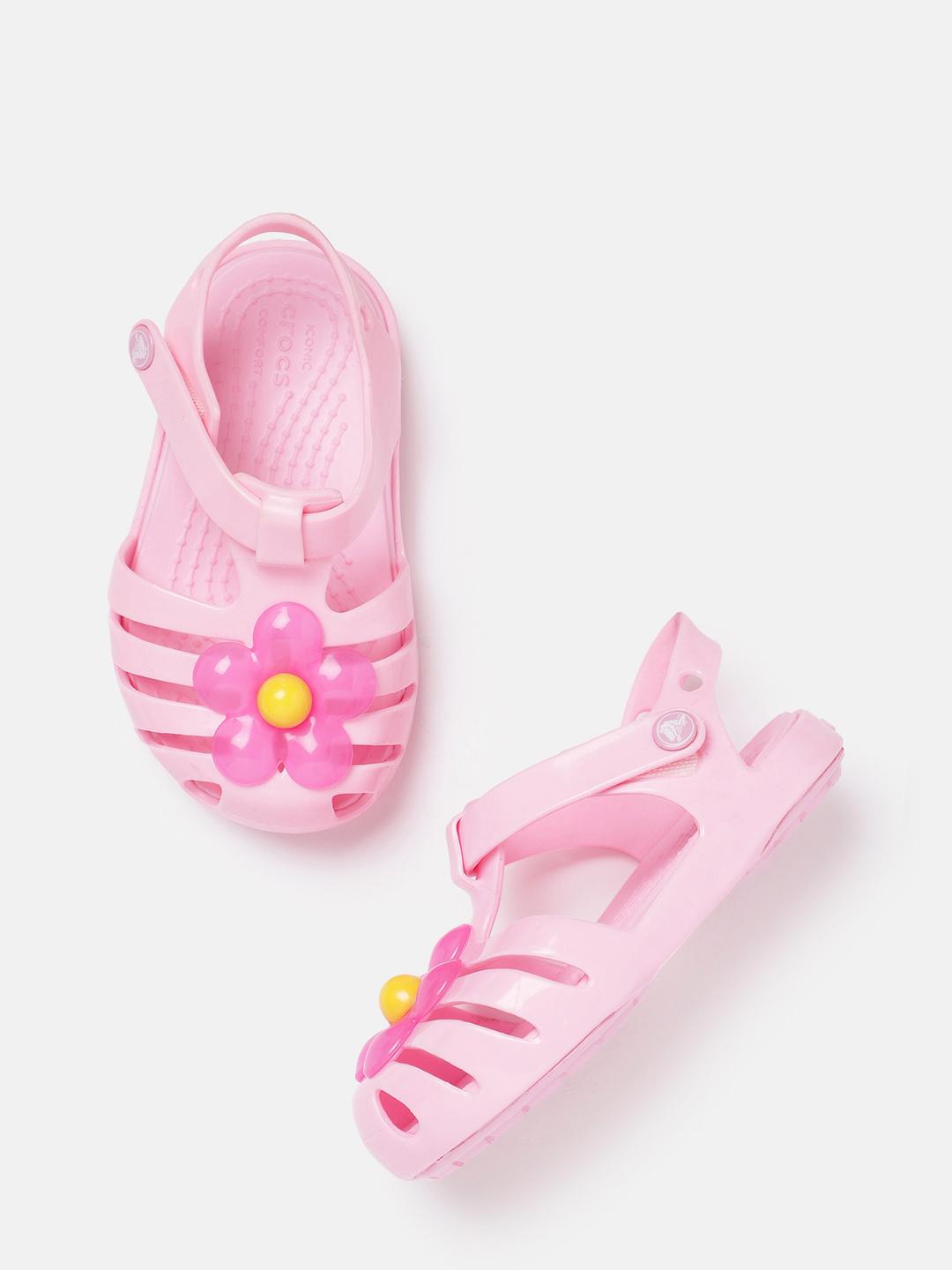 Buy Crocs Girls Applique Detail Fisherman Sandals Sandals for