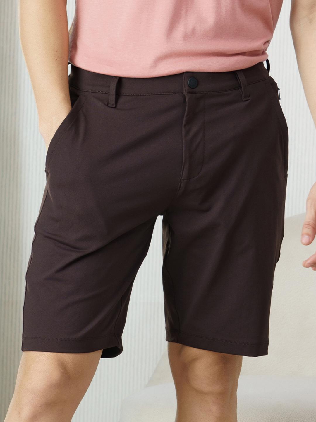 Damensch Mens Chino Shorts Online Damensch Solid Men Beige Casual