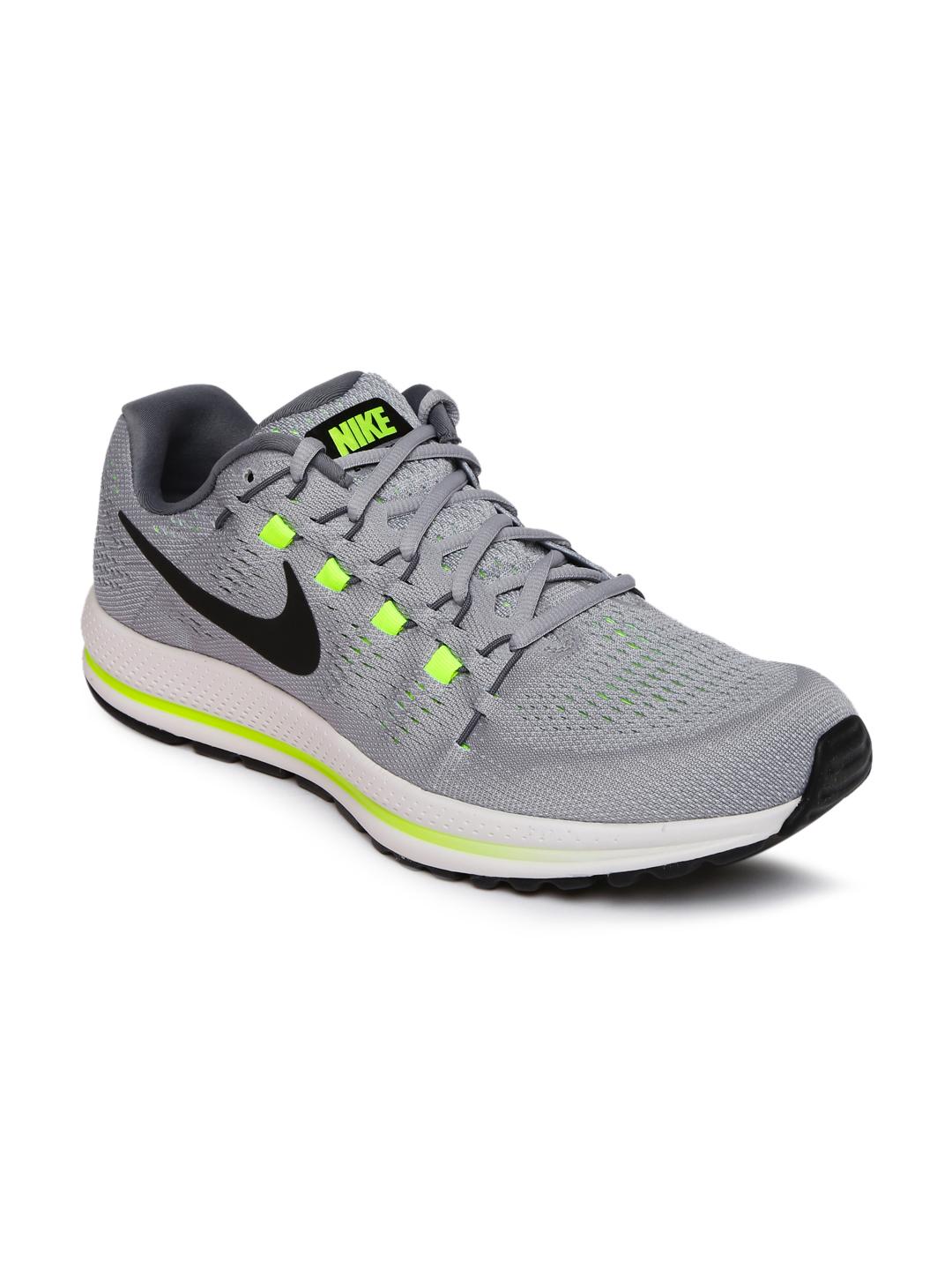 Buy Nike Men Grey Air Zoom Vomero 12 Running Shoes Sports Shoes