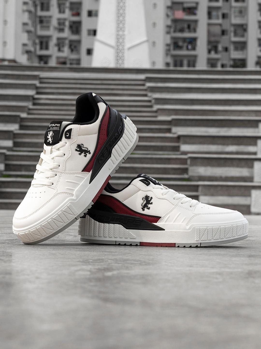 Red Tape Shoes Black And White Shoes Men's Sneakers Buy Red