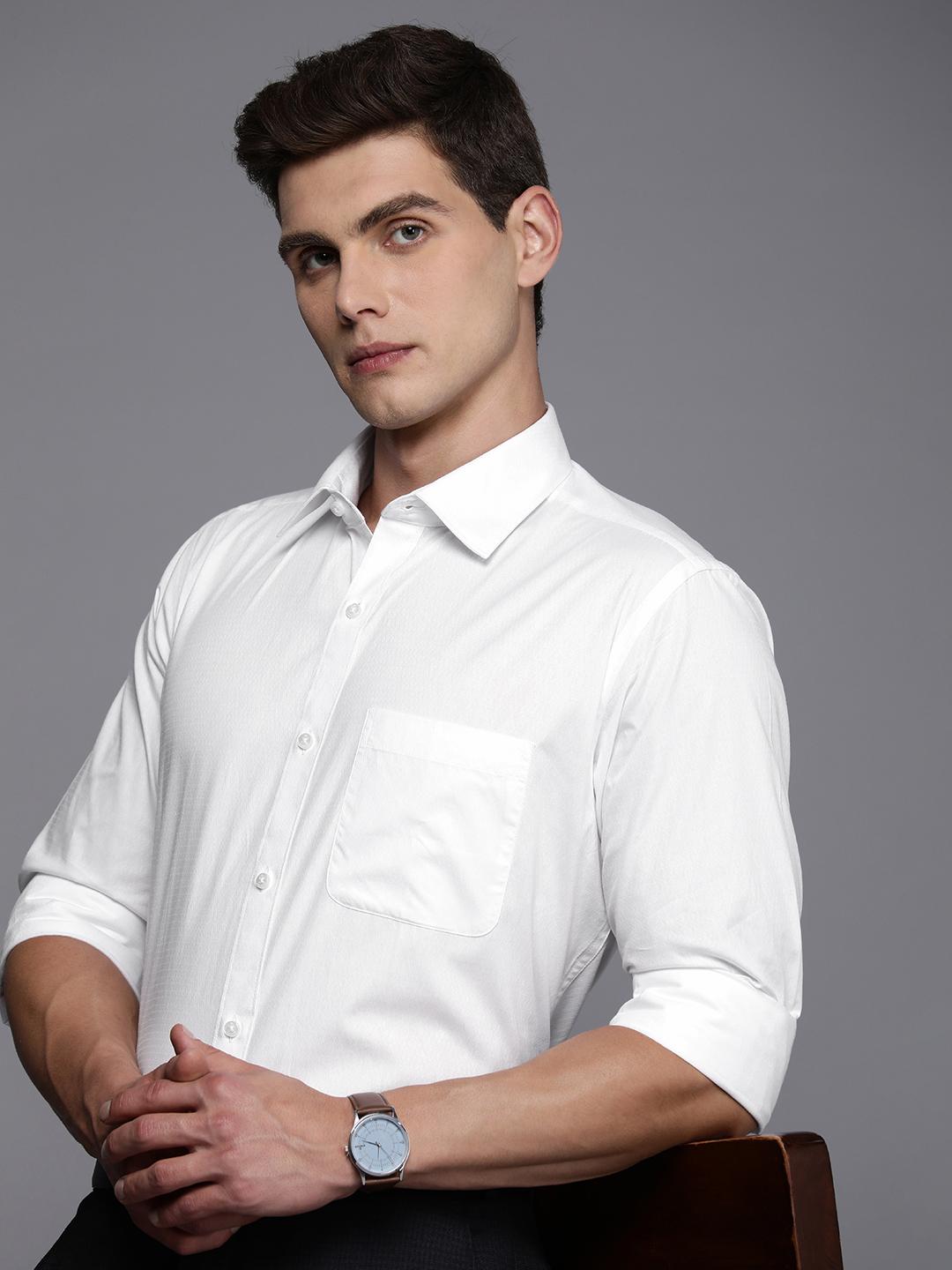 Buy Raymond Slim Fit Pure Cotton Formal Shirt Shirts for Men