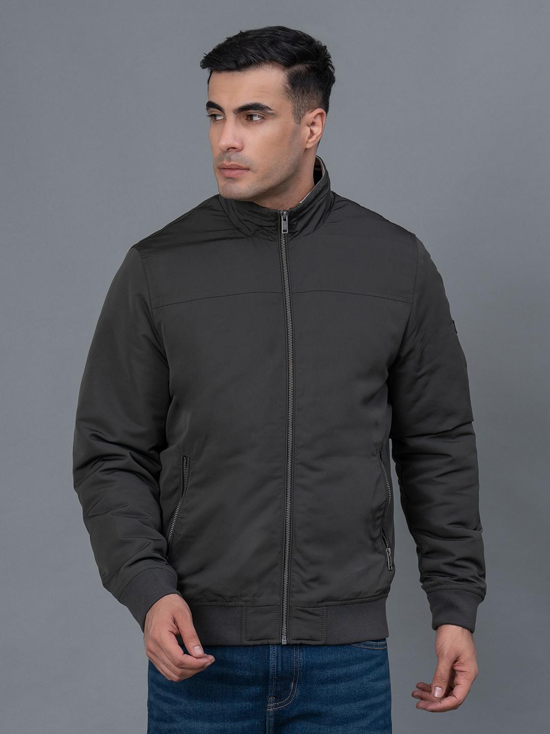 Buy Red Tape Mock Collar Bomber Jacket - Jackets for Men 24872986