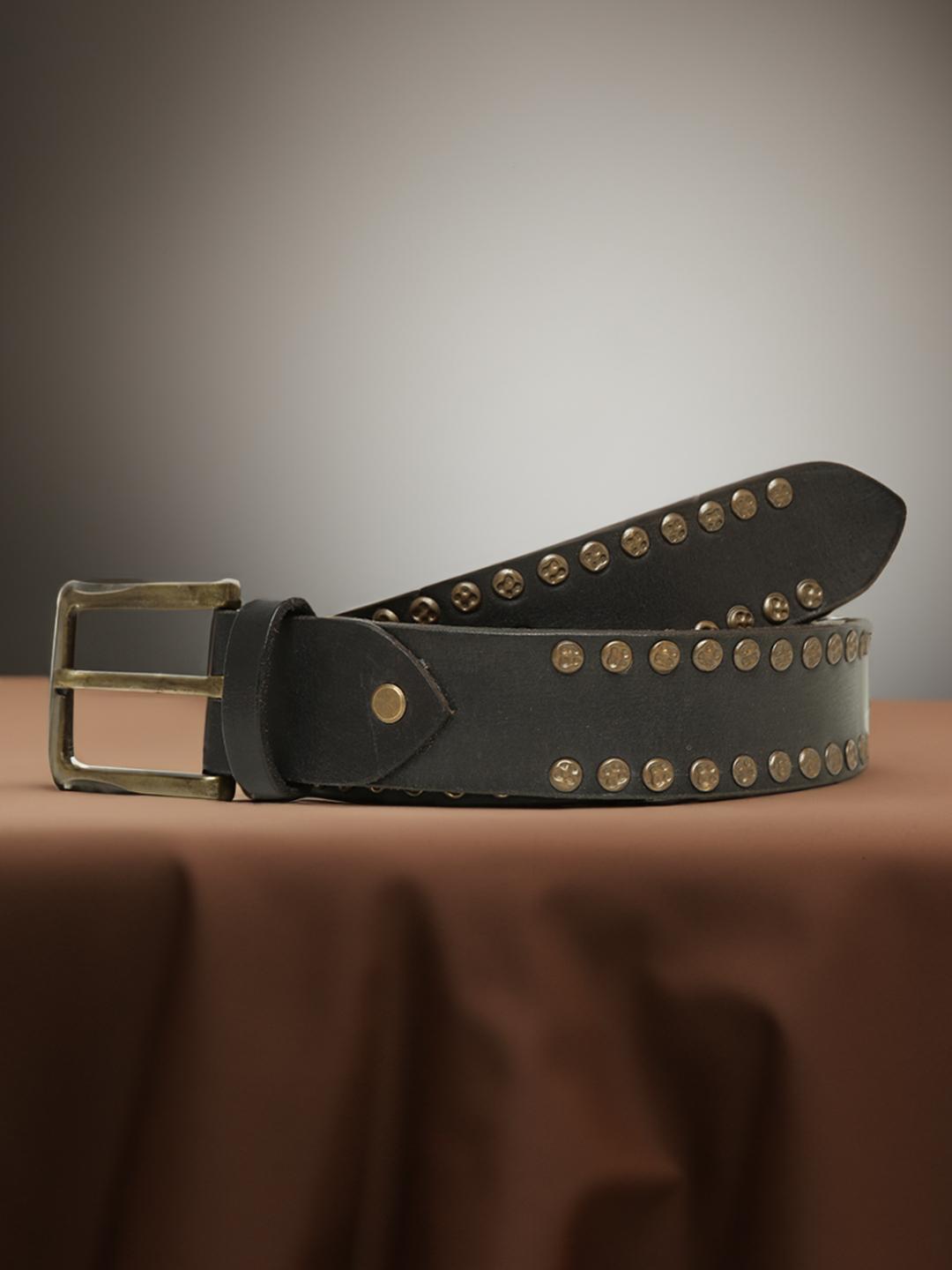 Buy ART N VINTAGE Men Textured Leather Belt - Belts for Men