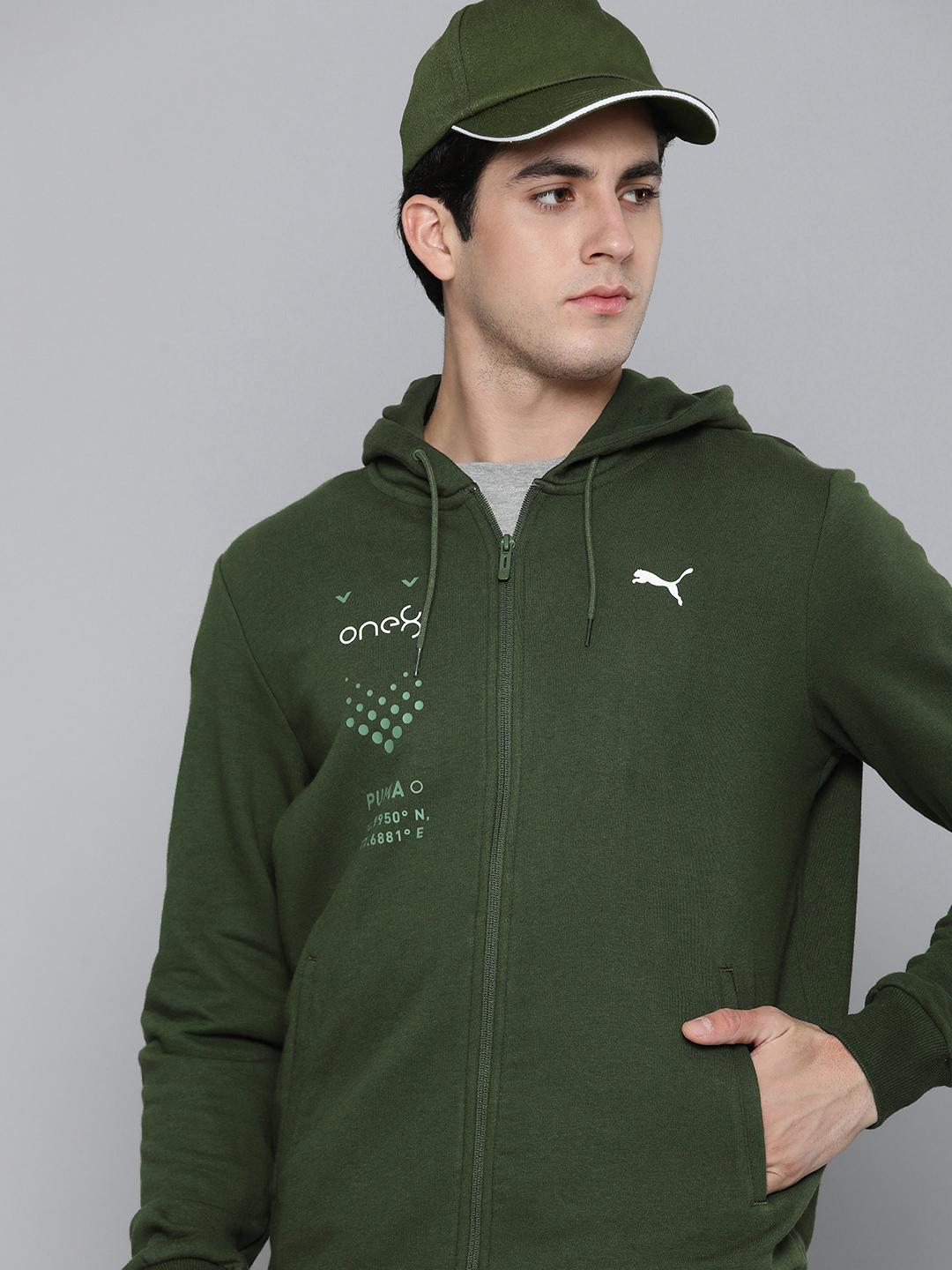 Buy one8 x PUMA Graphic Printed Hooded Sweatshirt