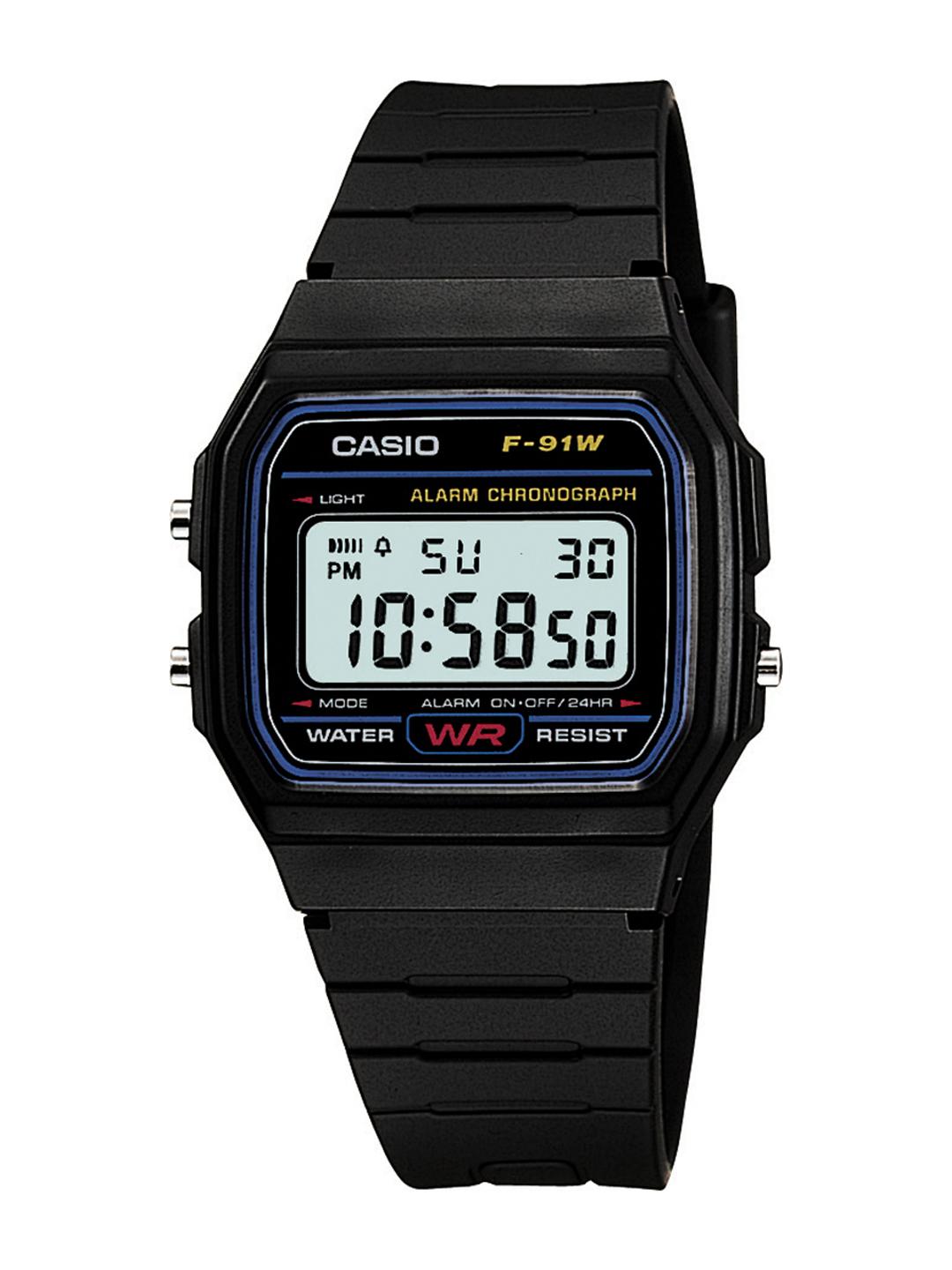 Casio F-91W-1Q Grey Digital Dial Resin Watch
