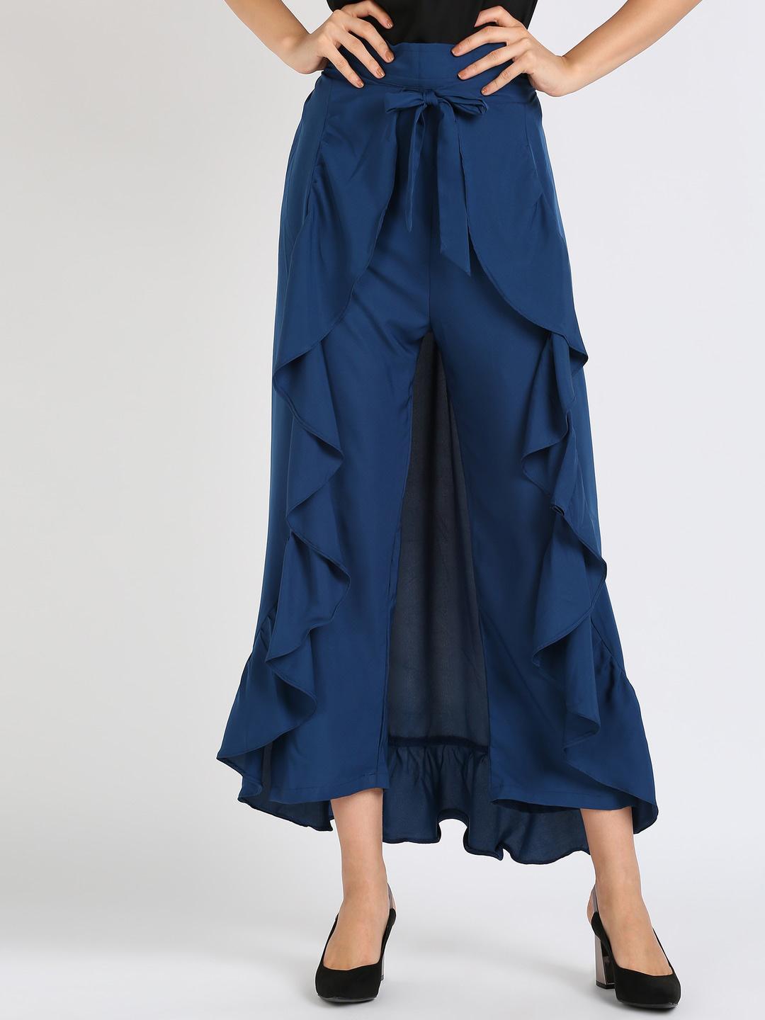 Buy VAHSON Ruffle Maxi Wrap Pant Skirt - Skirts for Women 25129538