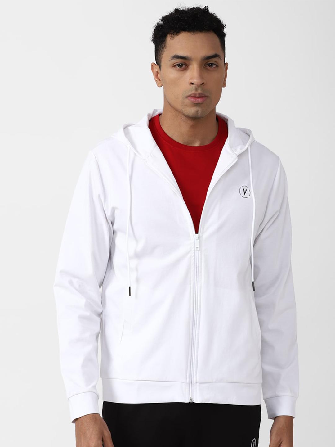 Buy Van Heusen Flex Hooded Windcheater Sporty Jacket Jackets for