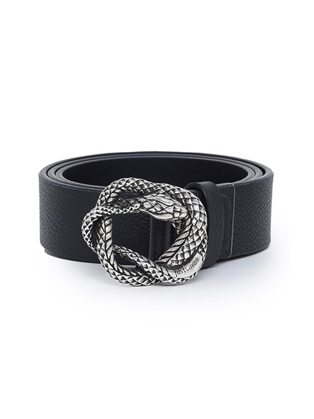 Buy Just Cavalli Men Textured Leather Belt - Belts for Men  display picture 3