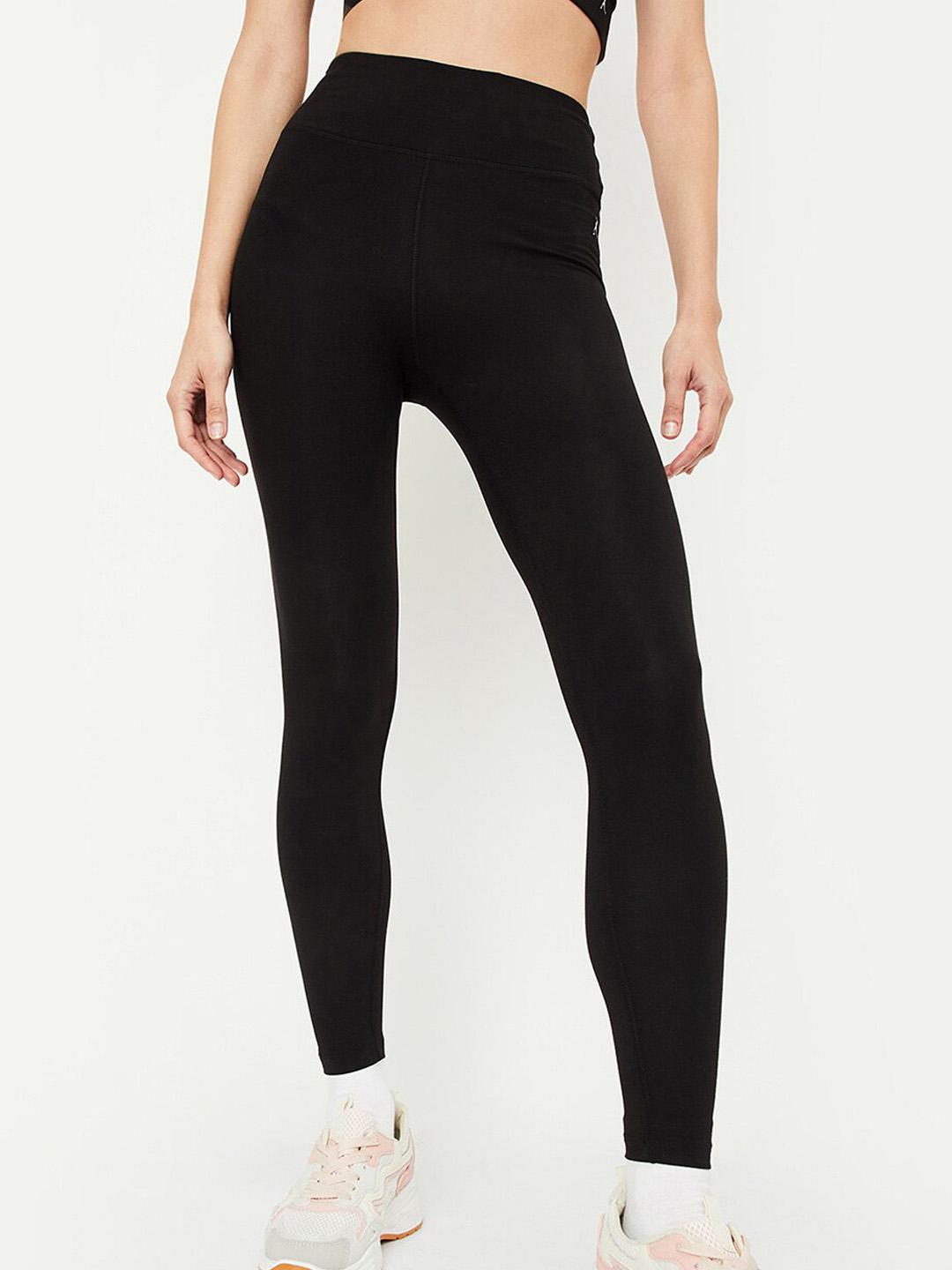 Buy Max Women Slim Fit Ankle Length Cotton Tights Tights for