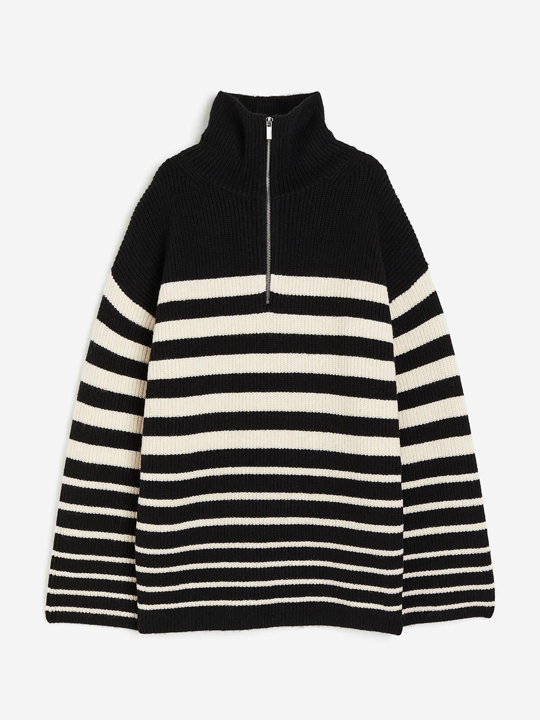 新品DECEMBERMAY Stripe logo High neck knit 新品DECEMBERMAY Stripe logo High neck knit White Stripe
