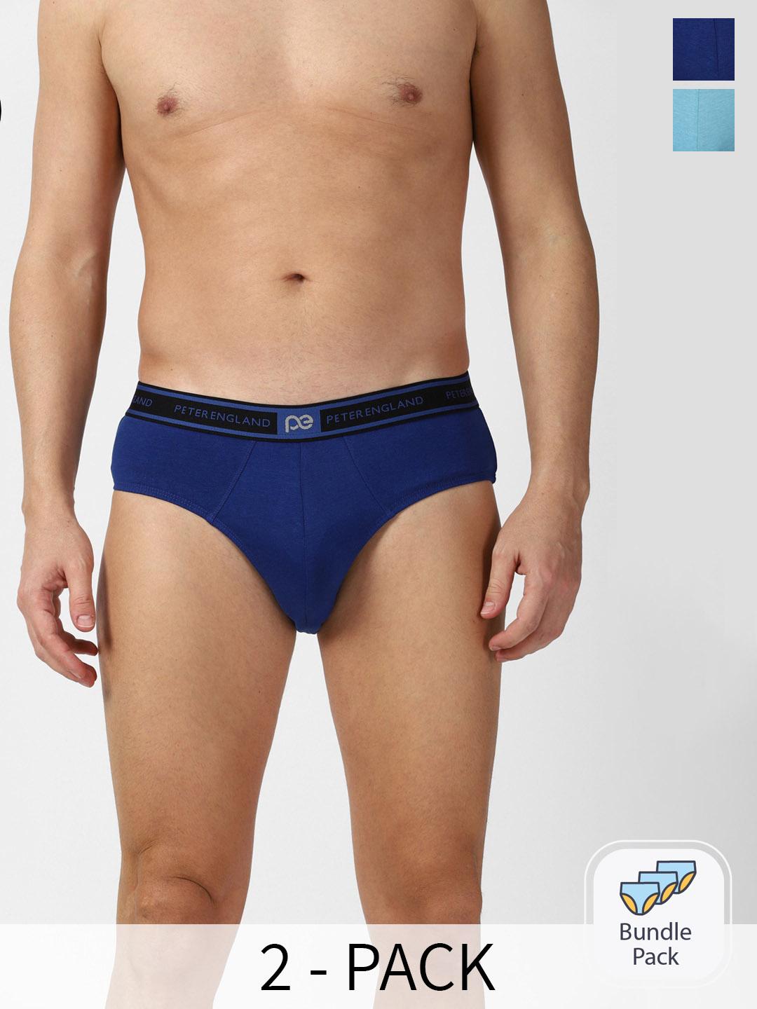 Buy Peter England Men Pack of 2 Basic Briefs PEBFWRGB974418