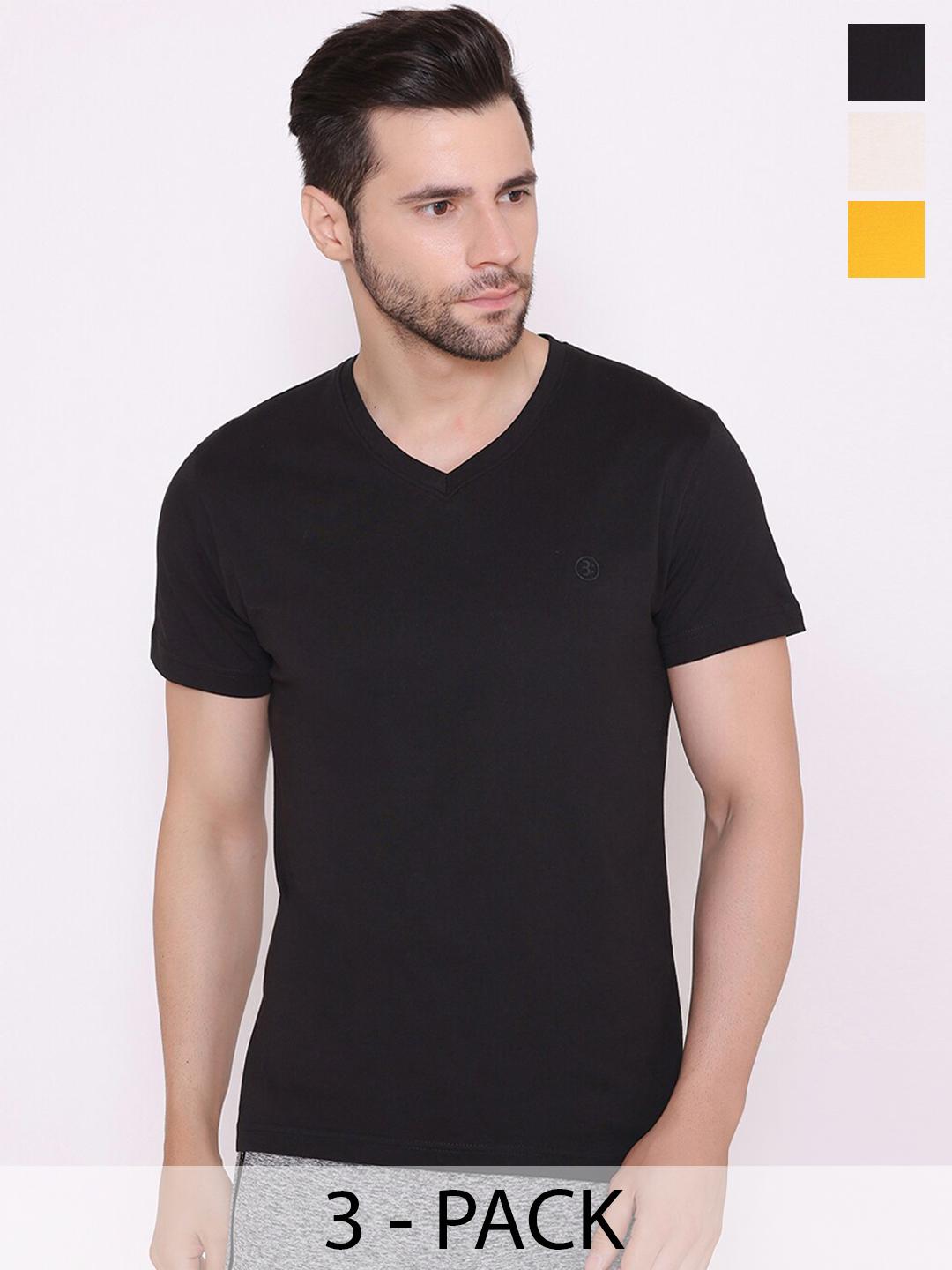 Buy BODYACTIVE Pack of Dri-FIT V-Neck T-shirts Tshirts for Men