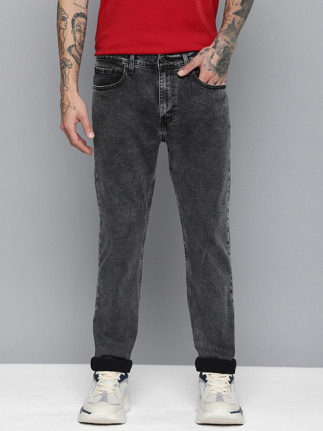 Levis Men 512 Tapered Fit Acid Wash Stretchable Jeans