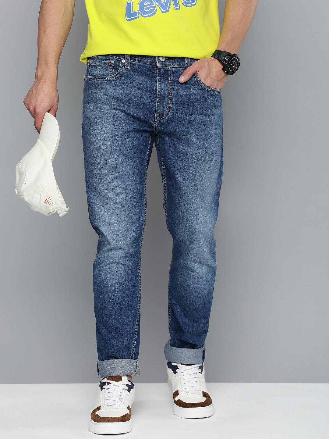 Levis Men 512 Slim Tapered Fit Light Fade Stretchable Jeans