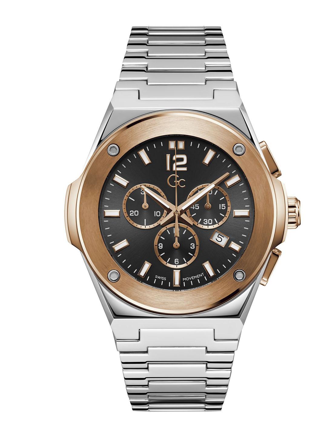 Buy GC GUESS COLLECTION Idol Black Round Dial Men Quartz Analog